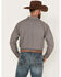 Ariat Men's Greysen Geo Print Long Sleeve Snap Western Shirt, Blue, hi-res