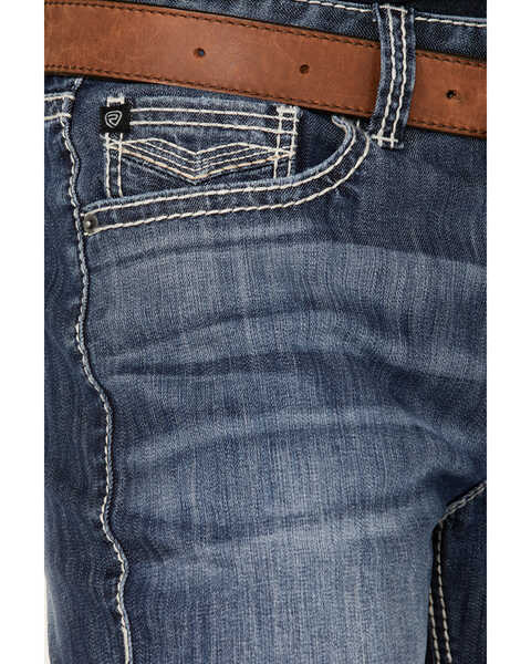 Men's Relaxed Fit Double Barrel Straight Leg Jeans - Rock and Roll Denim