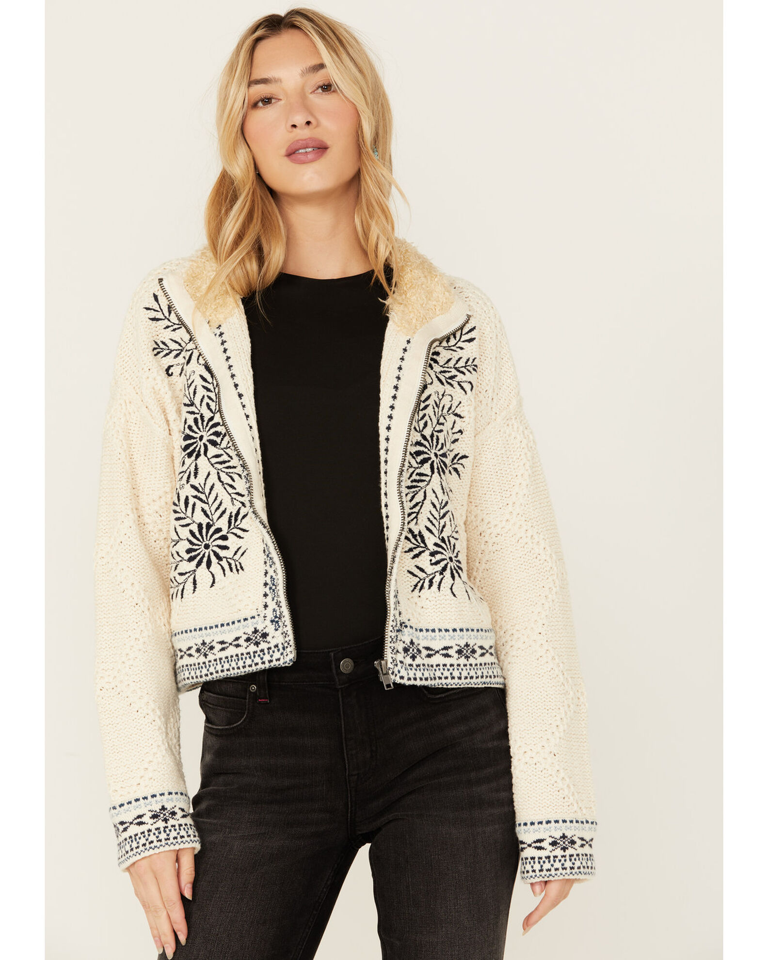 Free People Women s Floral Print True Cardigan Boot Barn
