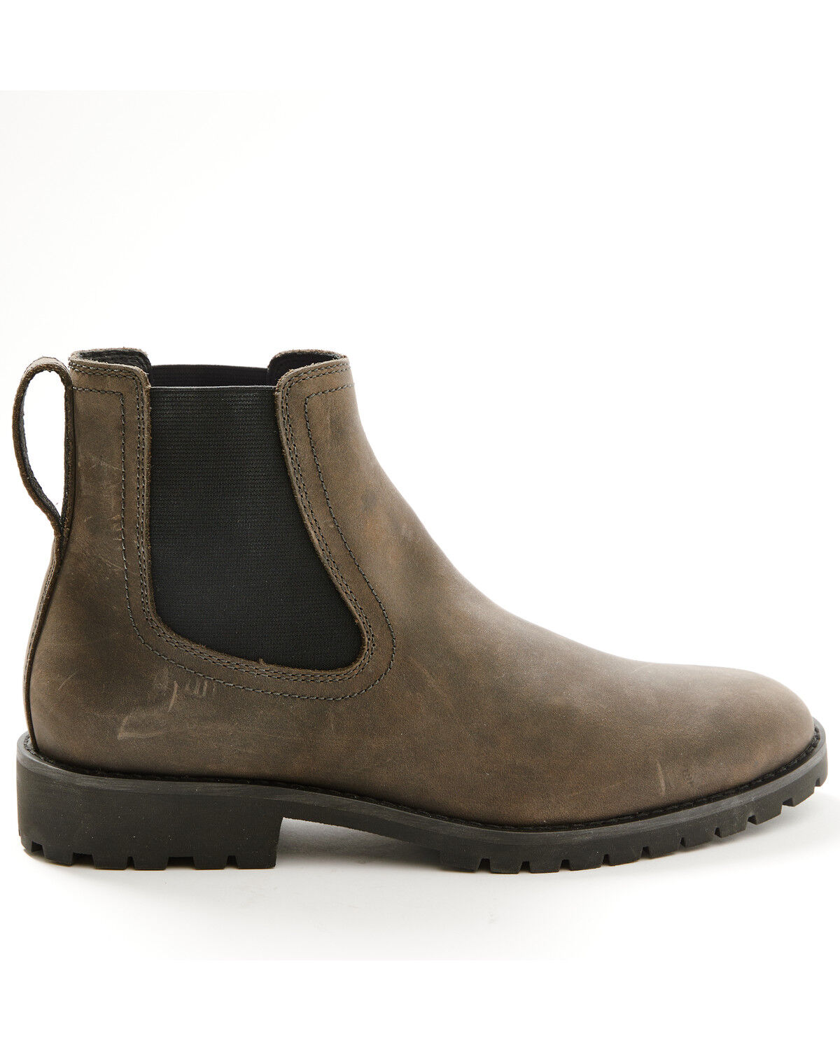 Image #2 - Cody James Men's Dakota Ankle Boots - Round Toe, Dark Grey, hi-res
