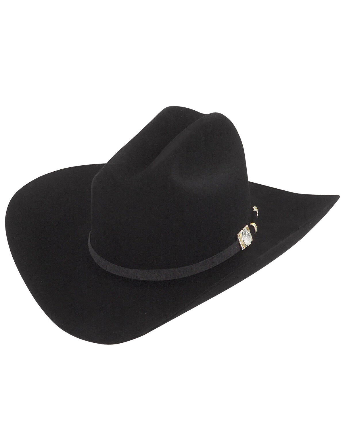 Larry Mahan Independencia 100X Felt Cowboy Hat, Black, hi-res