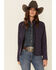 Image #1 - Roper Women's Purple Softshell Bonded Fleece Lined Jacket , , hi-res