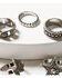 Image #4 - Idyllwind Women's Lauderdale 5-piece Silver Ring Set, Silver, hi-res