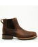 Image #2 - Cody James Men's Ranger Chelsea Boots - Broad Square Toe, Brown, hi-res