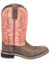 Image #2 - Smoky Mountain Women's Rustic Rider Western Boots - Broad Square Toe, Brown, hi-res