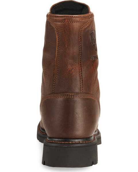 Image #7 - Ariat Waterproof Cascade H20 8" Lace-Up Work Boots - Round Soft Toe, Sunshine, hi-res