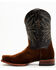 Image #3 - Moonshine Spirit Men's 11" Pancho Roughout Western Boots - Square Toe, Brown, hi-res