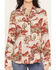 Image #3 - Lovlei Ranch Women's Cheyenne Desert Dream Long Sleeve Pearl Snap Western Shirt, Red, hi-res