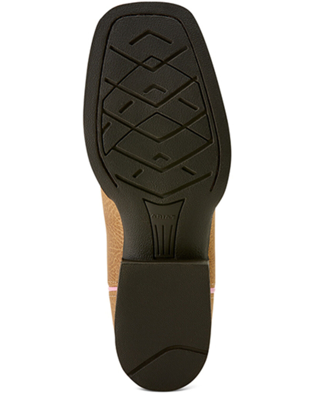 Image #5 - Ariat Girls' Tombstone Western Boots - Broad Square Toe, Pink, hi-res