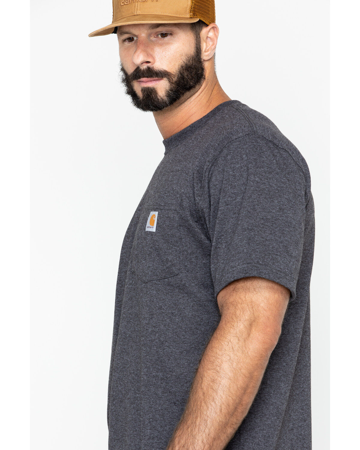 Image #9 - Carhartt Men's Force Cotton Short Sleeve Shirt, , hi-res