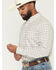 Image #2 - RANK 45&reg; Men's Shocker Geo Print Long Sleeve Button-Down Stretch Western Shirt, Cream, hi-res