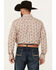 Image #4 - Cody James Men's Kenton Floral Striped Long Sleeve Button-Down Stretch Western Shirt, Cream, hi-res