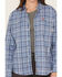 Image #3 - Ariat Women's FR Laurel Plaid Print Long Sleeve Snap Work Shirt, Blue, hi-res