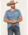 Image #2 - Pendleton Men's General Logo Short Sleeve Graphic T-Shirt, Blue, hi-res