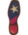 Image #2 - Durango Men's Patriotic Single Star Square Toe Western Boots, Brown, hi-res