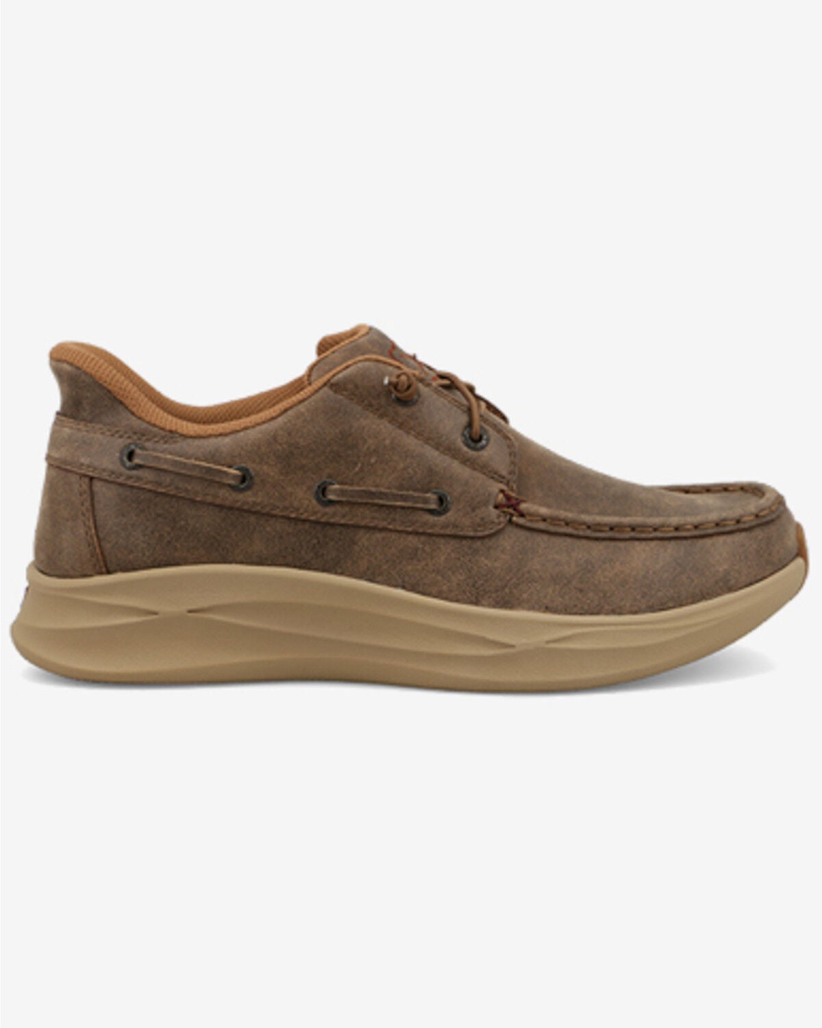 Image #2 - Twisted X Men's Feather X&trade; EZ On Casual Shoes - Moc Toe, Brown, hi-res