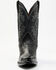 Image #4 - Dan Post Men's Exotic Ostrich Western Boots - Snip Toe, Black, hi-res