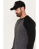 Image #2 - Cody James Men's FR Raglan Long Sleeve Henley Work Shirt, Black, hi-res