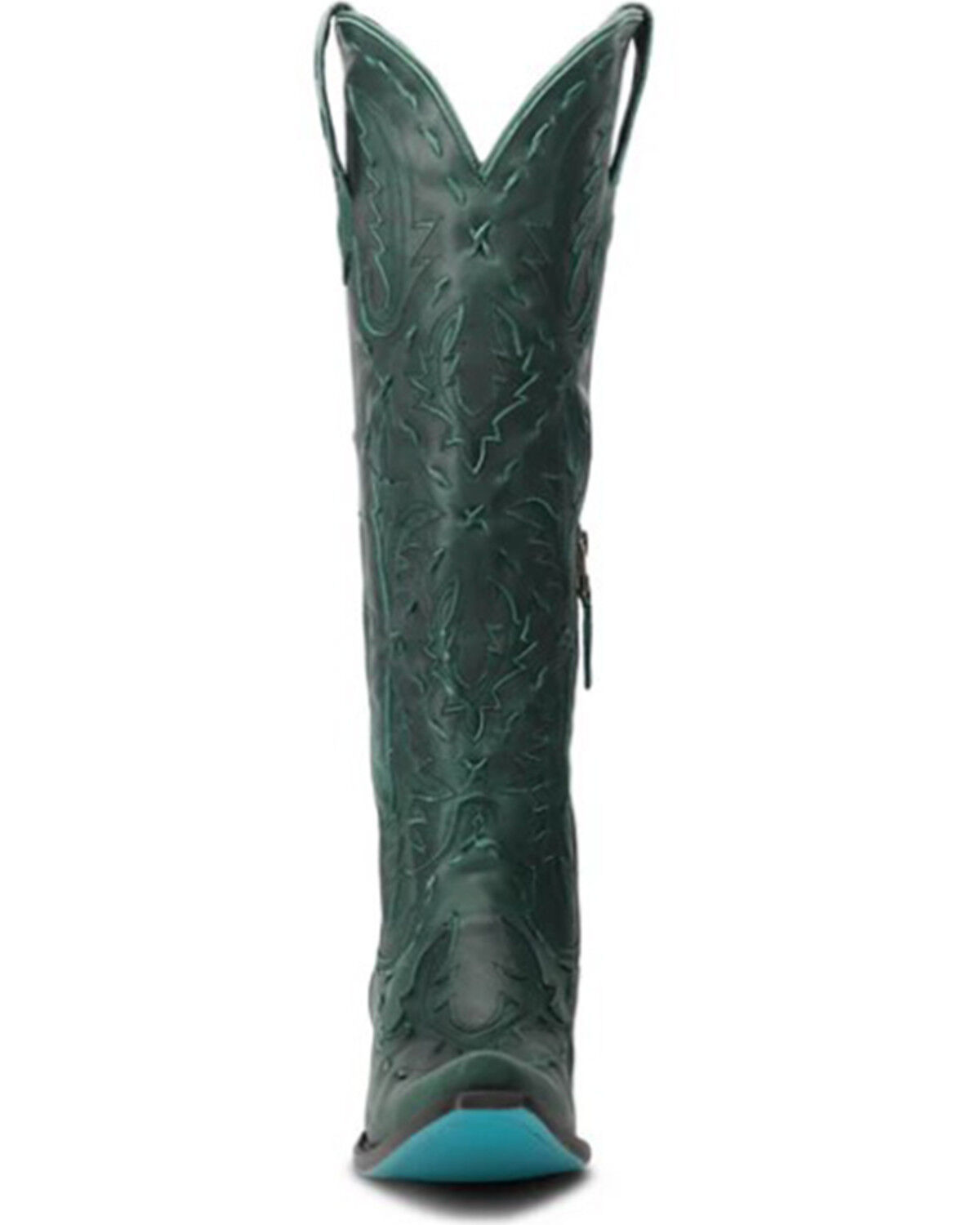 Image #4 - Lane Women's Reverie Knee High Coreset Western Boots - Snip Toe, Green, hi-res
