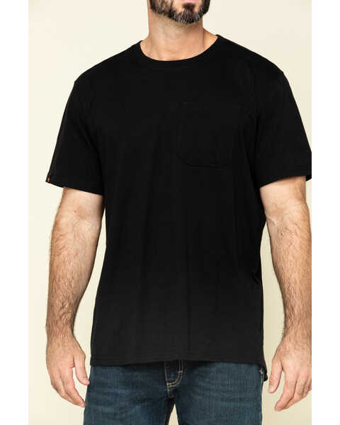 Image #4 - Hawx® Men's Pocket Crew Short Sleeve Work T-Shirt - Big, Black, hi-res