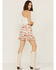 Image #3 - Shyanne Women's Abstract Southwestern Print Skirt, Fuchsia, hi-res