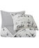 HiEnd Accents Black Ranch Life Western Toile Reversible 2-Piece Twin Quilt Set, Black, hi-res