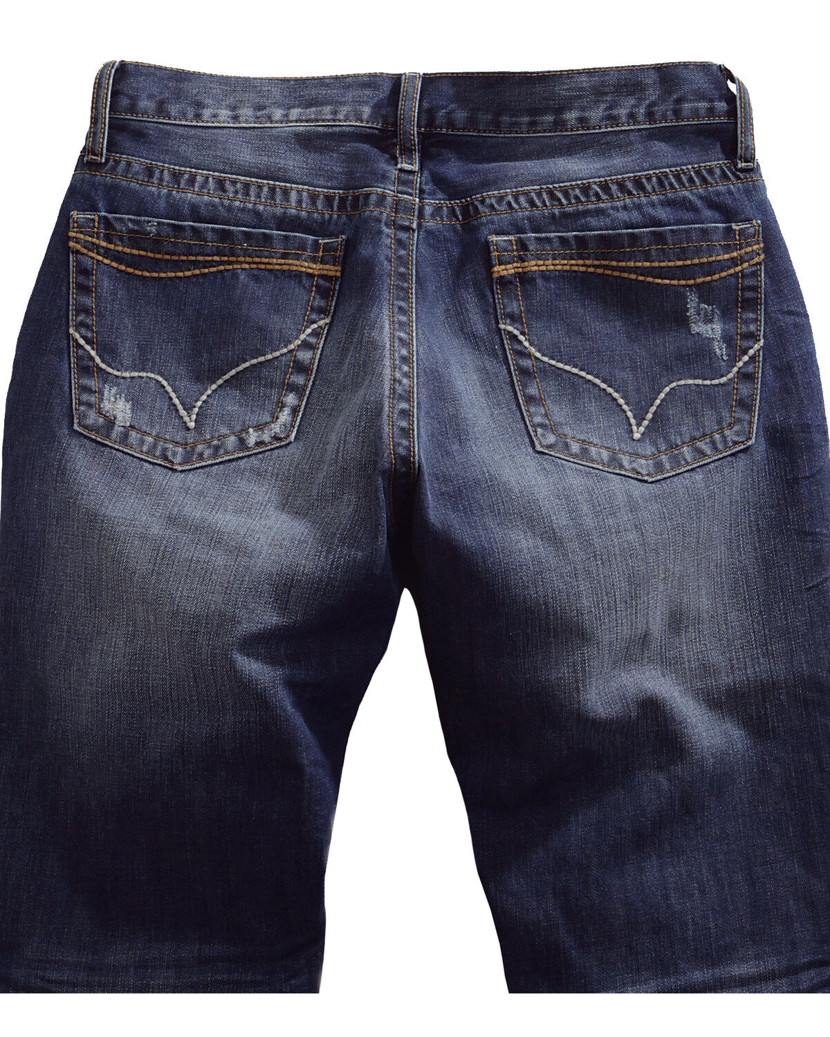 Image #2 - Tin Haul Men's Jagger Fit Two-Tone Stitch Bootcut Jeans, , hi-res