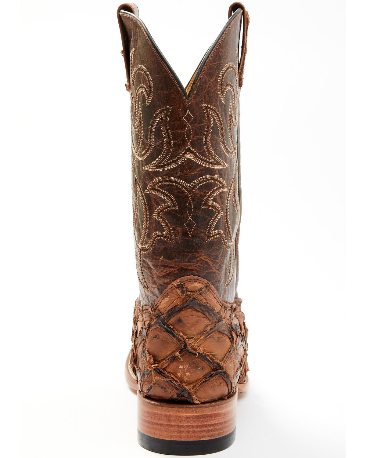 Image #5 - Cody James® Men's Pirarucu Exotic Boots, Brown, hi-res