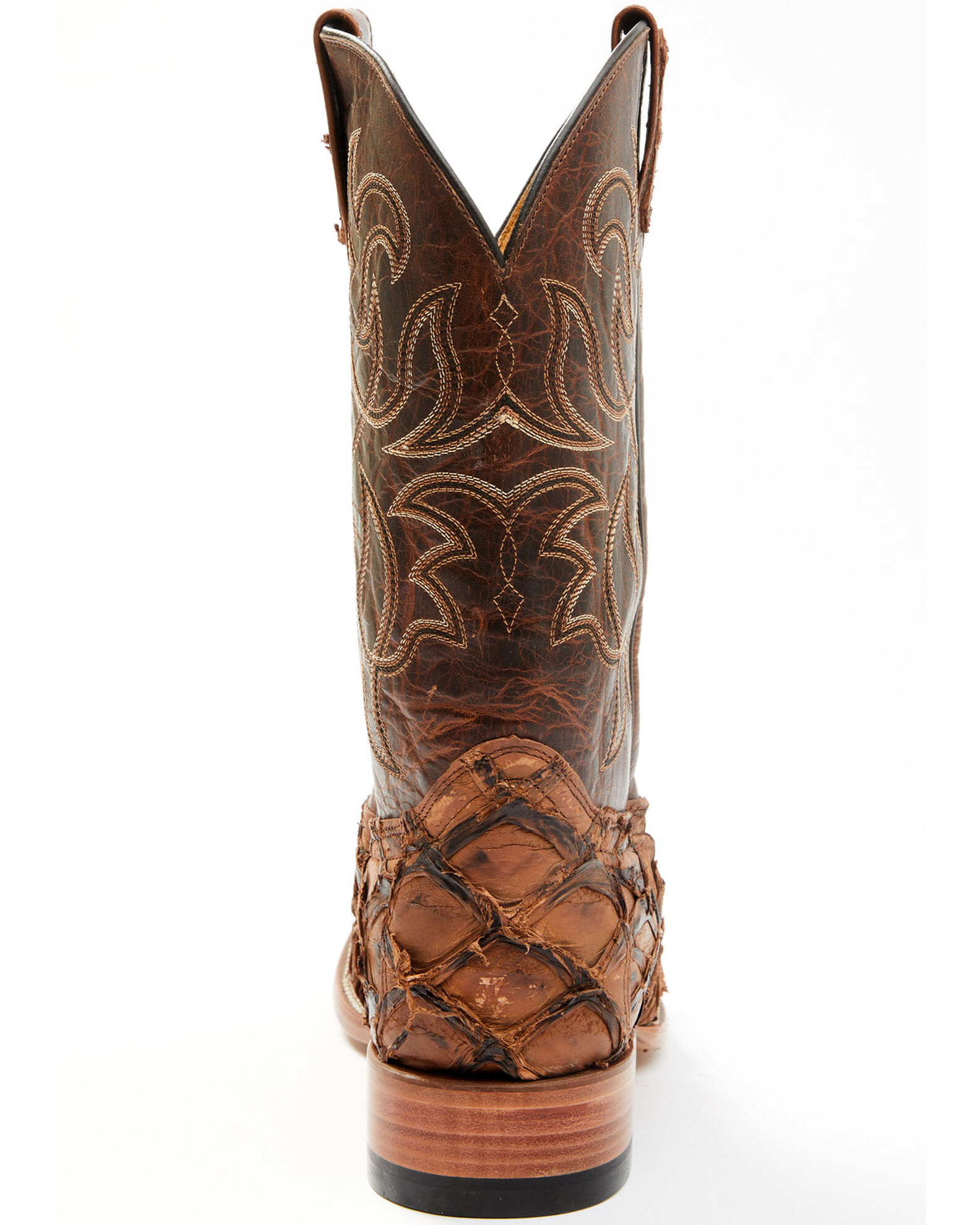 Image #5 - Cody James® Men's Pirarucu Exotic Boots, Brown, hi-res