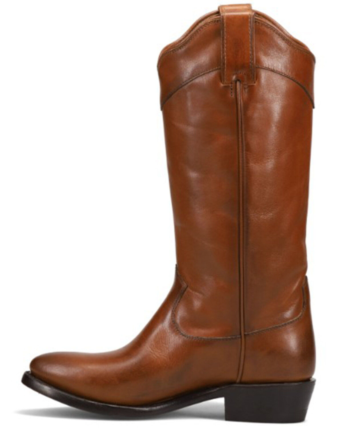Image #3 - Frye Women's Billy Daisy Pull-On Western Boots - Round Toe, Caramel, hi-res