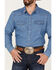 Brixton x Willie Nelson Men's Denim Long Sleeve Snap Western Shirt, Indigo, hi-res