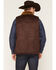 Image #4 - Cody James Men's Arroyo Faux Shearling Sherpa Lined Vest, Pecan, hi-res