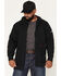 Image #2 - Ariat Men's FR Durastretch New Rig Life Full Zip Hooded Jacket, Black, hi-res