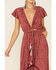 Beyond The Radar Women's Dotted Dress, Rust Copper, hi-res