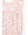 Image #2 - Yura Infant Girls' Printed Ruffle Onesie, Pink, hi-res