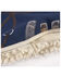 Image #2 - HiEnd Accents Saratoga Teddy Backed Pillow, Navy, hi-res