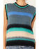 Image #3 - Molly Bracken Women's Striped Sleeveless Sweater Vest, Green, hi-res