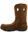 Image #3 - Twisted X Men's Waterproof Pull On Work Boots - Composite Toe, Brown, hi-res