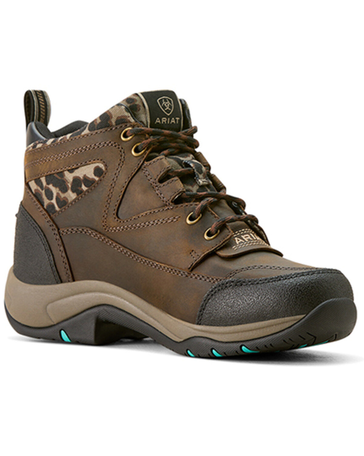 Ariat Women's Terrain Waterproof Hiking Boots - Soft Toe, Brown, hi-res