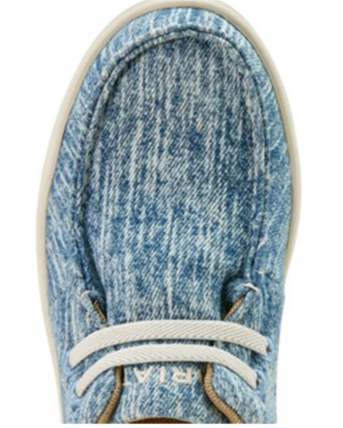 Image #4 - Ariat Boys' Washed Denim Hilo Casual Shoes - Moc Toe, Blue, hi-res
