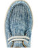 Image #4 - Ariat Boys' Washed Denim Hilo Casual Shoes - Moc Toe, Blue, hi-res