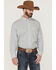 Cinch Men's Geo Print ARENAFLEX Stretch Western Shirt , Grey, hi-res