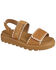Image #1 - Mykos Women's Ciara Hook & Loop Sandals, Chestnut, hi-res