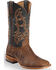 Image #1 - Cody James Two Toned Ostrich Leg Exotic Boots - Square Toe , , hi-res