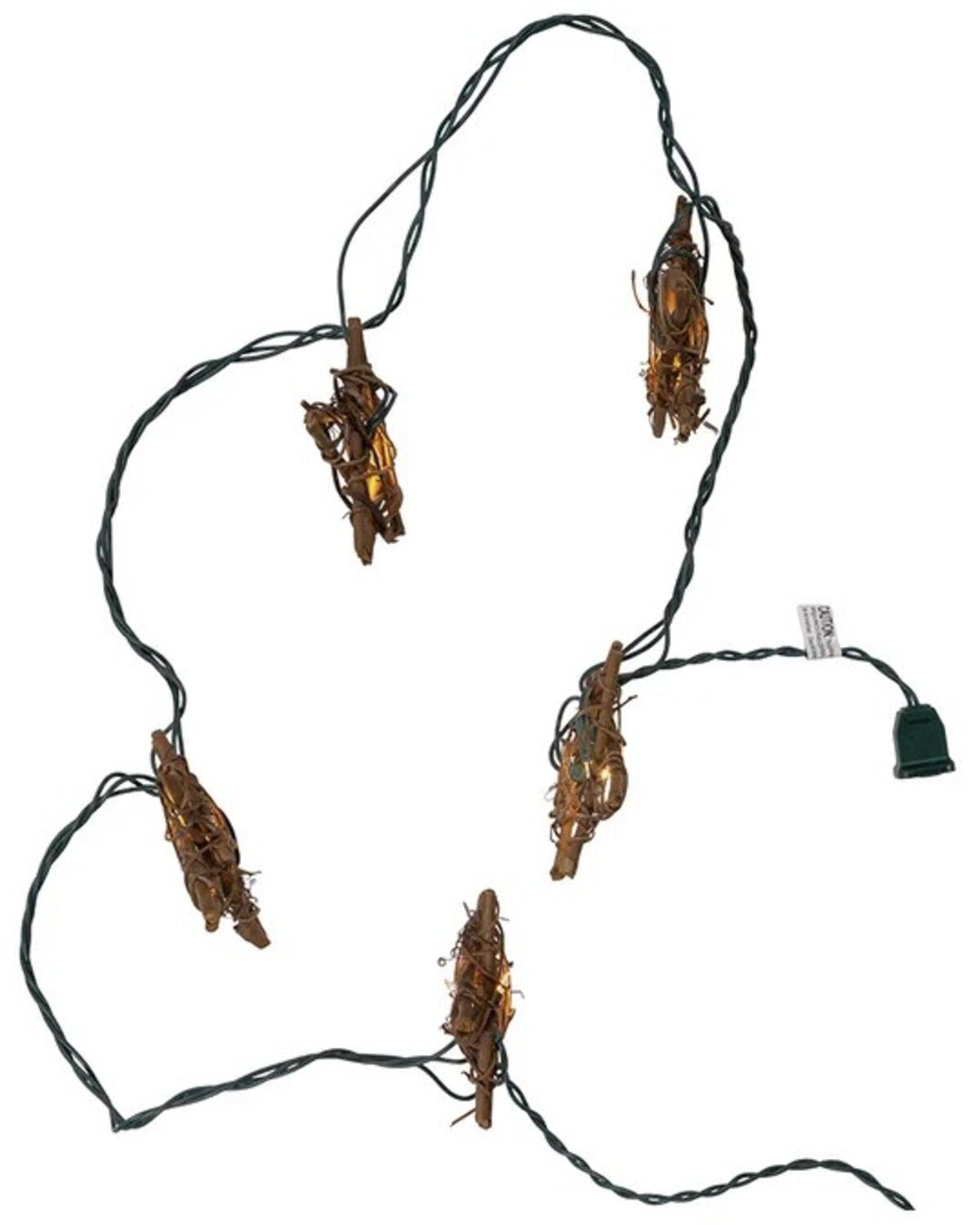 Image #3 - Kurt Adler 9' UL 10L Rattan Natural Star Light Set, Multi, hi-res