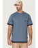 Hawx Men's Layered Work Pocket T-Shirt , Light Blue, hi-res