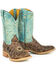 Image #2 - Tin Haul Dreamcatcher Cowgirl Boots - Square Toe, Brown, hi-res