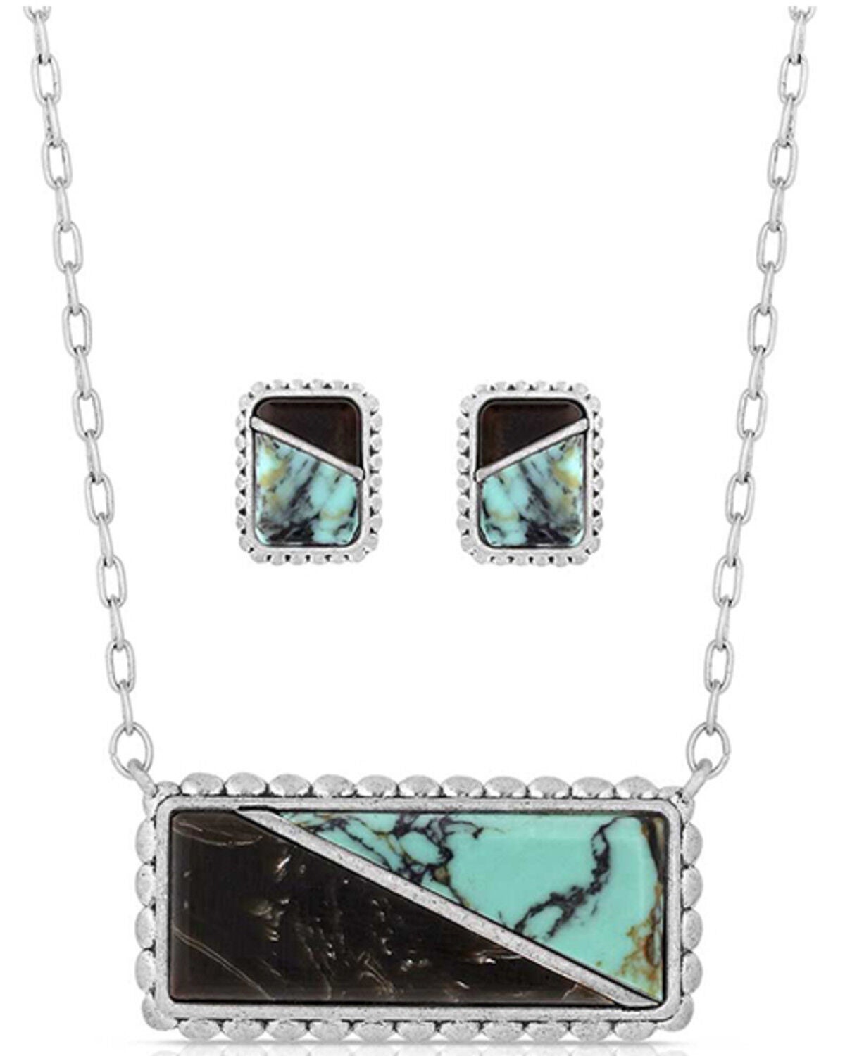 Image #1 - Montana Silversmiths Women's Double Essence Jewelry Set - 2 Piece, Multi, hi-res