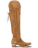 Image #2 - Lane Women's Lexington Suede Over The Corset Western Boots - Snip Toe, Caramel, hi-res