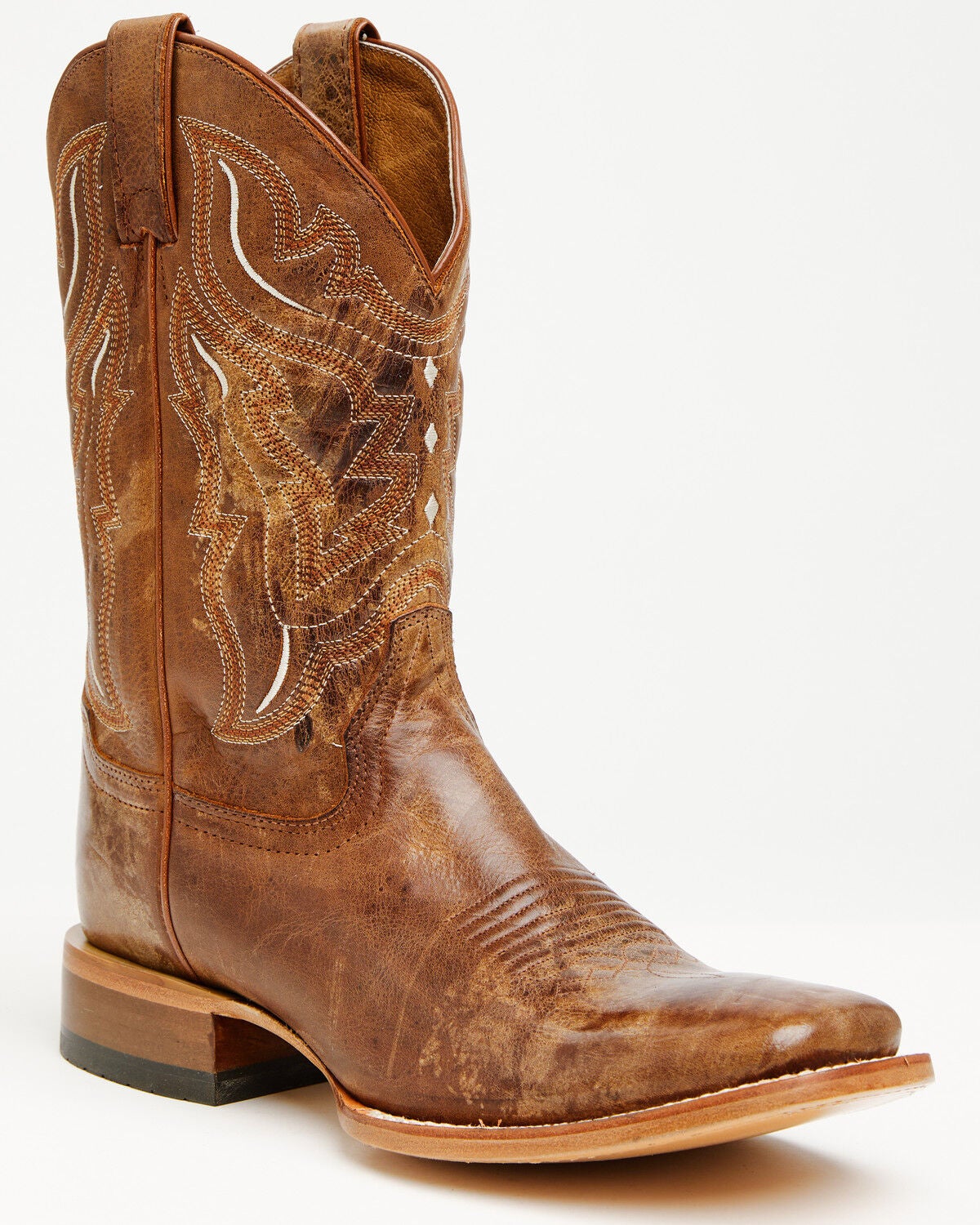 Cody James Men's The Backroad Western Boots - Broad Square Toe, Brown, hi-res